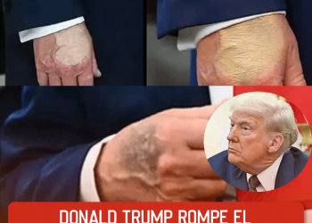 Trump muestra las mismas lesiones que la reina Isabel antes de morir