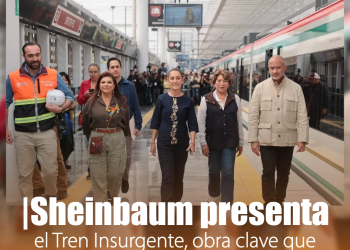 Sheinbaum presenta el Tren Insurgente, obra clave que conectará el Valle de México en 2026