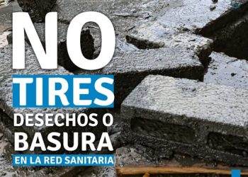 OOMAPASC TE INVITA A NO TIRAR BASURA EN EL DRENAJE
