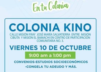 OOMAPASC EN TU COLONIA, ESTARÁ EN COL. KINO
