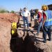 El presidente municipal Javier Lamarque supervisó los avances en las obras de introducción de red de agua potable