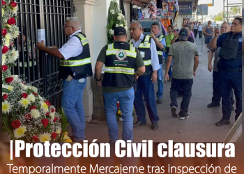 Protección Civil clausura temporalmente Mercajeme tras inspección de seguridad  Las autoridades informaron que el cierre responde a la detección de irregularidades que deberán corregirse antes de reabrir el recinto comercial.