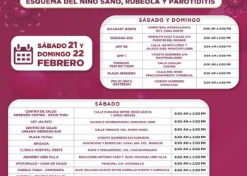 JORNADA MASIVA DE VACUNACIÓN EN CAJEME