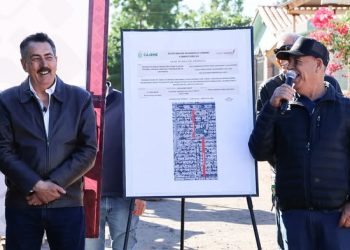 BENEFICIAN CON OBRAS A HABITANTES DE LAS COLONIAS JARDINES DEL VALLE, MACHI LÓPEZ Y KINO