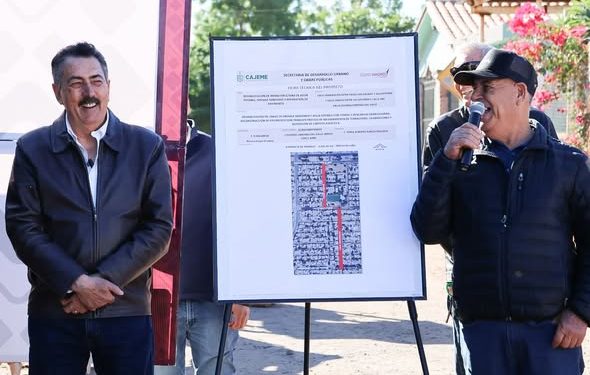 BENEFICIAN CON OBRAS A HABITANTES DE LAS COLONIAS JARDINES DEL VALLE, MACHI LÓPEZ Y KINO