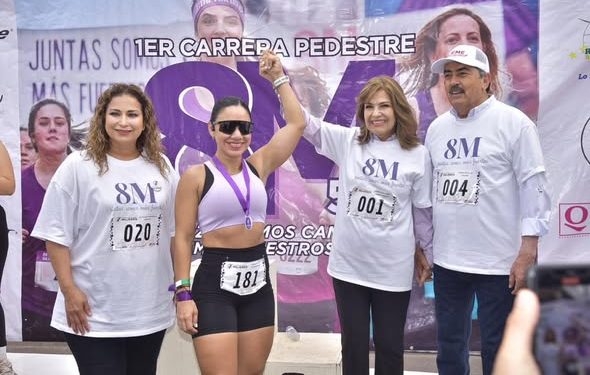 MUNICIPIO DE CAJEME CONMEMORA EL DÍA DE LA MUJER CON LA CARRERA 8M 5K