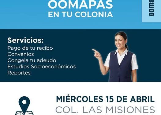OOMAPAS EN TU COLONIA