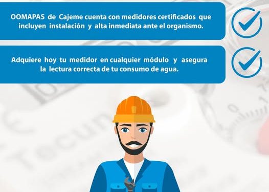 OOMAPASC TE AYUDA A CAMBIAR DE MEDIDOR