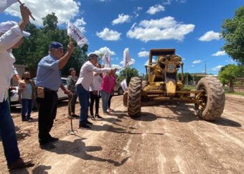 PONE EN MARCHA ALCALDE  DE CAJEME OBRAS DE PAVIMENTACIÓN EN MISIÓN DEL REAL, LAS FUENTES Y EJIDO VICENTE GUERRERO