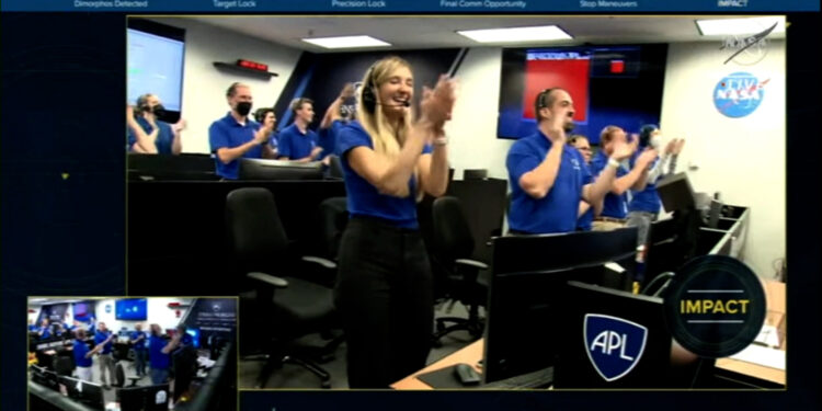 Impacto exitoso: la misión DART de la NASA estrella con éxito una nave espacial contra un asteroide por primera vez