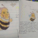 Niña dibuja a ‘Benito abeja’ para tarea escolar y se viraliza