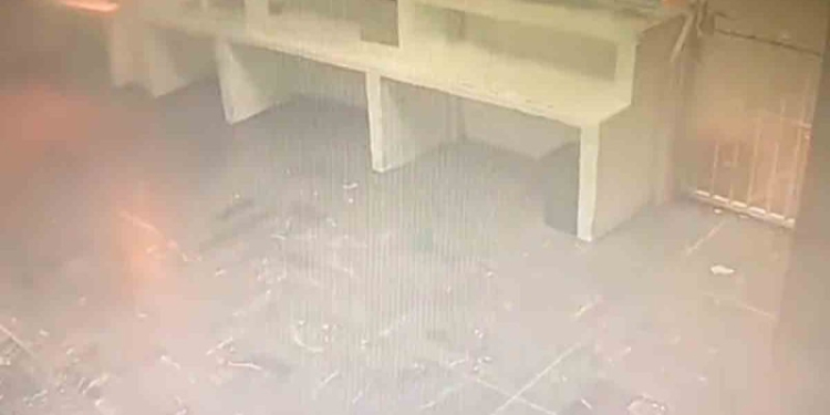 Revelan imágenes del incendio en la estación migratoria de Ciudad Juárez