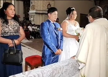 Boda viral: el momento en que el novio confesó al sacerdote que era “obligado” a casarse