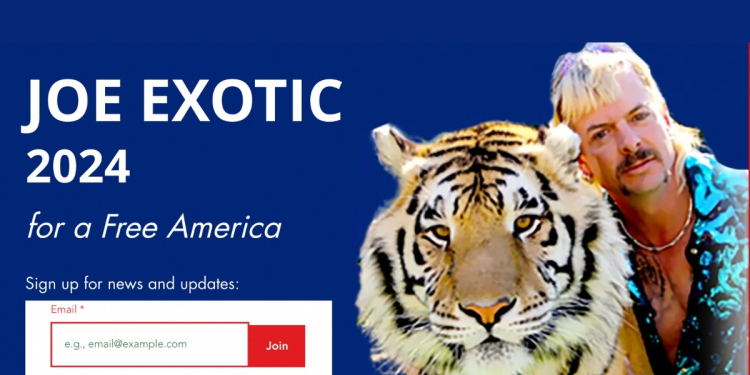 ‘Tiger King’ se postula para elecciones presidenciales de EU de 2024