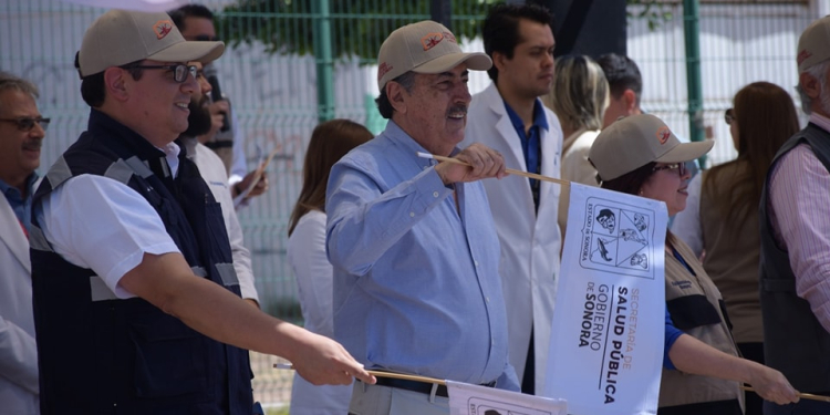 ARRANCA EL PROGRAMA COMBATIMOS EL DENGUE A RAS DEL SUELO, EN CAJEME