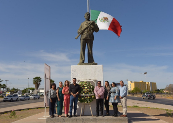 CONMEMORAN 135 ANIVERSARIO LUCTUOSO DE JOSÉ MARÍA LEYVA CAJEME