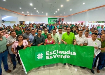 Claudia es verde; Sheinbaum suma un amplio respaldo entre integrantes del Partido Verde