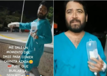 SE ESCAPA PACIENTE DEL HOSPITAL PARA IR A COMER TACOS
