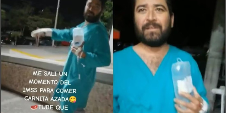 SE ESCAPA PACIENTE DEL HOSPITAL PARA IR A COMER TACOS