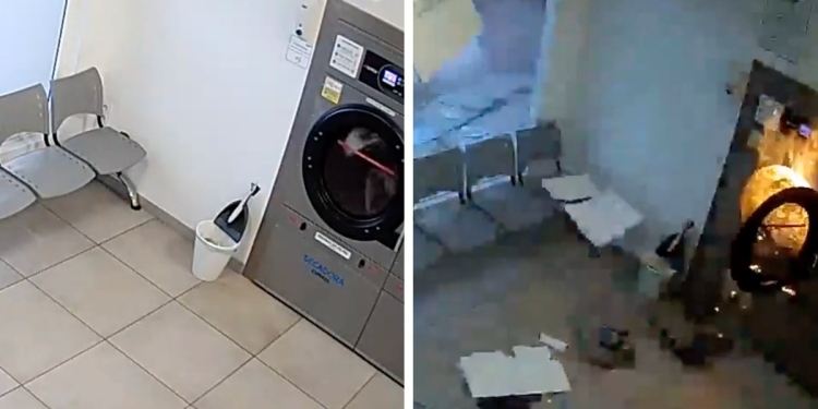 Olvidan encendedor en pantalón y hace explotar lavadora