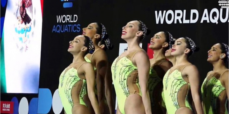 Selección Mexicana de Natación Artística gana medalla de oro en la Copa del Mundo