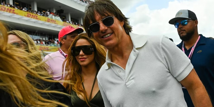 ¿Inesperado flechazo en la Fórmula 1?: las secuelas del encuentro entre Tom Cruise y Shakira
