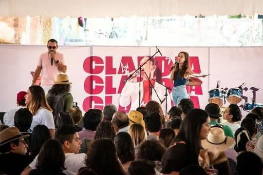 Las juventudes de Michoacán Baja California y Colima viven el ClaudiaFest en apoyo a Claudia Sheinbaum