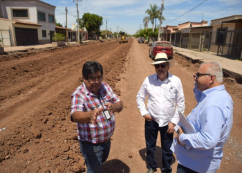 SUPERVISA LAMARQUE CANO AVANCE EN OBRAS DE INFRAESTRUCTURA SANITARIA Y POSTERIOR PAVIMENTACIÓN
