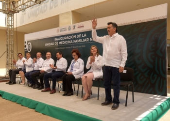 PARTICIPA LAMARQUE CANO EN INAUGURACIÓN DE LA UNIDAD DE MEDICINA FAMILIAR 66 DEL IMSS