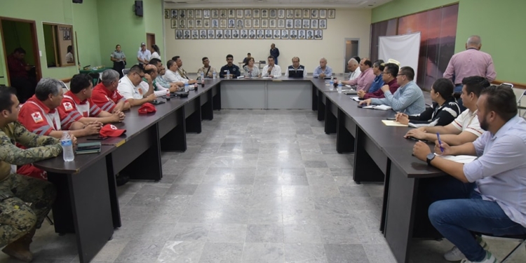 TRABAJA CONSEJO MUNICIPAL DE PROTECCIÓN CIVIL EN MEDIDAS PREVENTIVAS POR TEMPORADA DE LLUVIAS