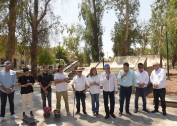 INAUGURAN SKATE PARK EN INSTALACIONES DEL PARQUE INFANTIL OSTIMURI