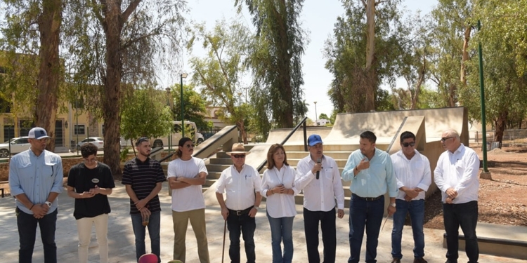 INAUGURAN SKATE PARK EN INSTALACIONES DEL PARQUE INFANTIL OSTIMURI