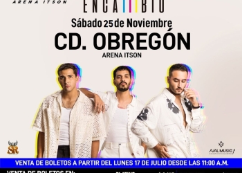 LLEGÁ LA AGRUPACIÓN REIK A CIUDAD OBREGÓN