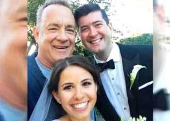 TOM HANKS SORPRENDE A UNA PAREJA DE RECIÉN CASADOS EN CENTRAL PARK