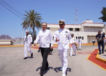 TRABAJO CONJUNTO ENTRE SEMAR Y GOBIERNO DE SONORA BENEFICIA AL DESARROLLO DEL ESTADO: ALFONSO DURAZO