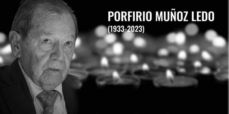 MUERRE PORFIRIO MUÑOZ LEDO, LÍDER HISTÓRICO DE LA IZQUIERDA EN MÉXICO A LOS 89 AÑOS DE EDAD