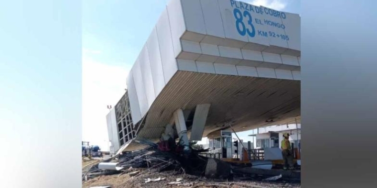 REPORTAN APARATOSO CHOQUE EN CASETA DEL HONGO, BCN.