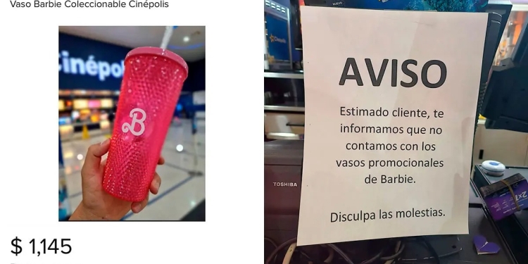 ASÍ RESPONDIÓ CINÉPOLIS A FANS DE BARBIE POR VASO COLECCIONABLE