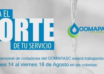 EVITA EL CORTE, REGULARIZATE CON OOMAPAS DE CAJEME
