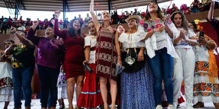 EL SEGUNDO PISO DE LA TRANSFORMACIÓN TIENE QUE VER CON AUMENTAR LOS DERECHOS DE LAS MUJERES: CLAUDIA SHEINBAUM