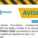 ATENTO AVISO DE SUSPENCIÓN DE AGUA, POR PARTE DE OOMAPAS DE CAJEME