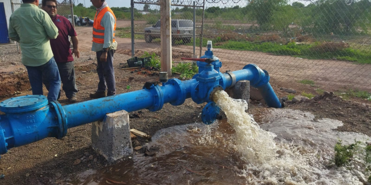 SE RESTABLECE ESTÁ TARDE EL SUMINISTRO DE AGUA EN PUEBLO YAQUI