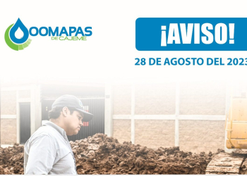 ATENTO AVISO POR SUSPENCIÓN DE AGUA PARA EL DIA DE MAÑANA