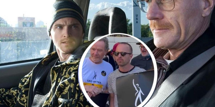 REPARTO DE BREAKING BAD, SE REÚNE Y APOYA HUELGA EN HOLLYWOOD