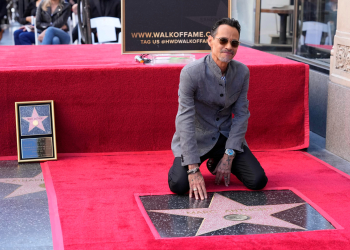 Marc Anthony consigue su estrella en el Paseo de la Fama de Hollywood