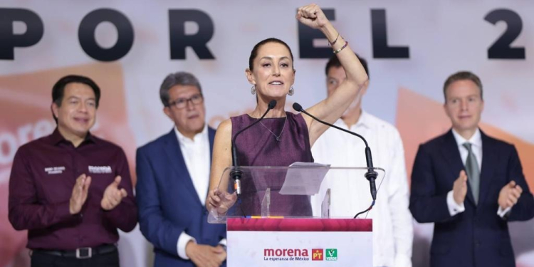 CLAUDIA SHEINBAUM GANA LA ENCUESTA DE MORENA Y SERÁ LA CANDIDATA A LA PRESIDENCIA DE MÉXICO