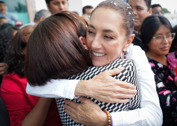Al grito de ¡Tenemos Coordinadora! 0impatizantes le dan la bienvenida a Claudia Sheinbaum en Morelia, Michoacán