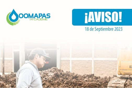 ATENTO AVISO A COLONIAS PRIMERO DE MAYO Y 410, HABRA SUSPENCIÓN DE AGUA