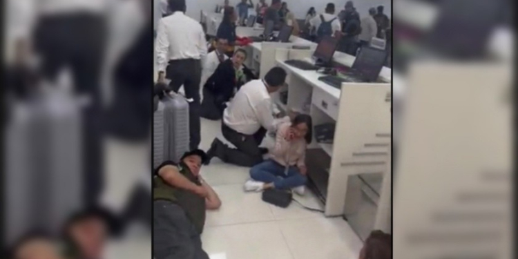 Balacera en Terminal 1 del AICM desata pánico y fuerte movilización policiaca