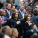 KAMALA HARRIS Y ALCALDE DE NUEVA YORK PRESIDEN LOS ACTOS DE HOMENAJE DEL 11-S